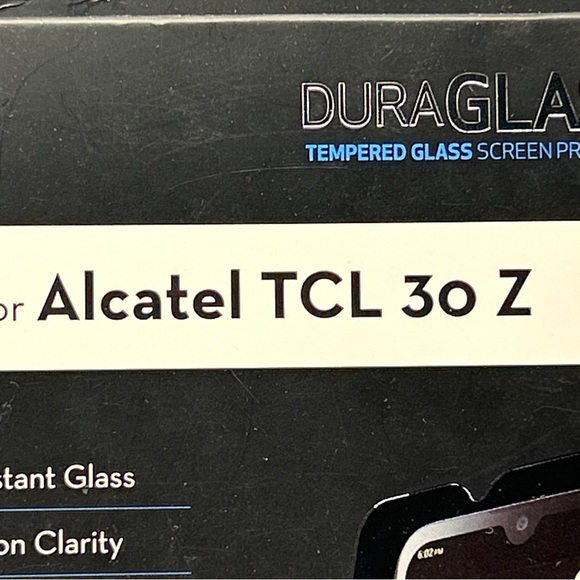 New DURAGLASS Tempered Glass Screen Protector for Alcatel TCL 30 Z - Picture 5 of 8